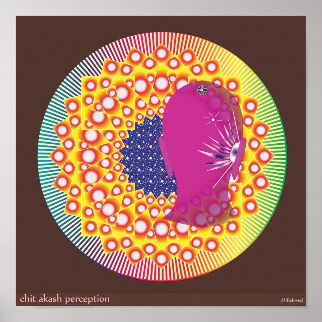 Poster perception divine du ciel (Devant)