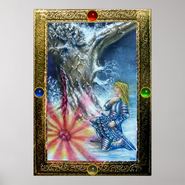 POSTER PERCEVATION ET VISION DU SAINT-GRAIL (Devant)