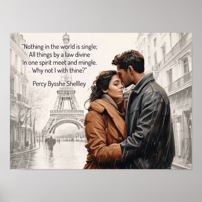 Poster Percy Bysshe Shelley poem~poster (Devant)