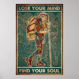 Poster Perdre votre esprit Trouver votre âme