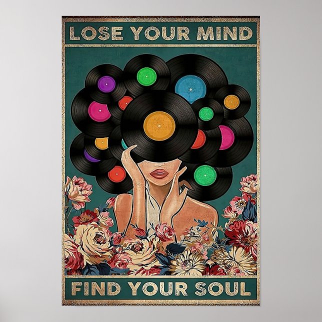 Poster Perdre votre esprit Trouver votre âme (Devant)