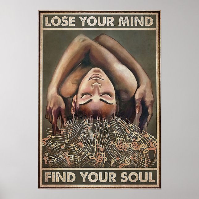 Poster Perdre votre esprit Trouver votre âme (Devant)