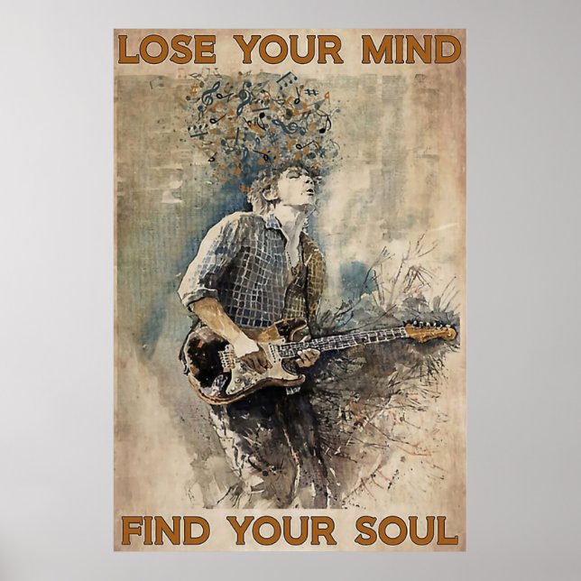 Poster Perdre votre esprit Trouver votre âme (Devant)