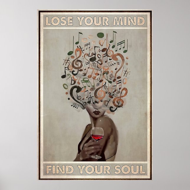 Poster Perdre votre esprit Trouver votre âme (Devant)