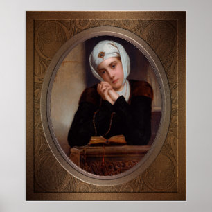 Poster Perdu dans la pensée par Henry Guillaume Schlesing
