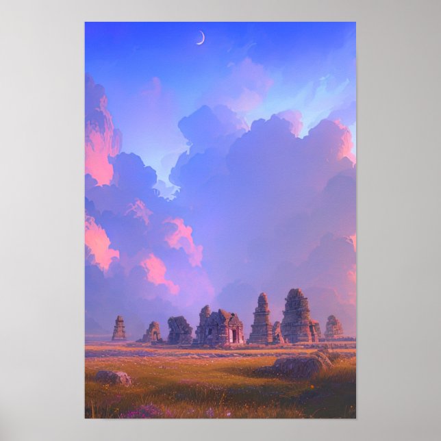 Poster Perdu dans le désert (Devant)