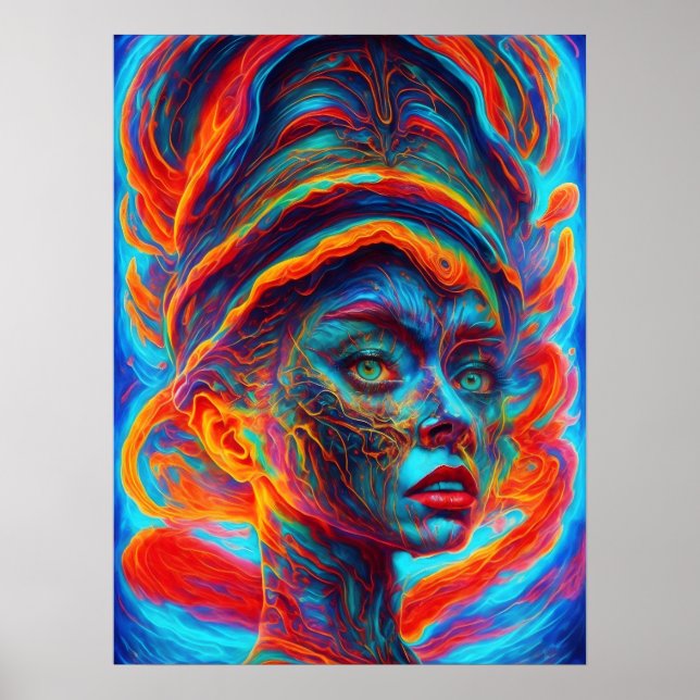 Poster Perdu Dans Mon Esprit Surreal (Devant)