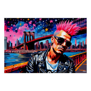 POSTER PERDU GARÇONS-PUNK DANS LA VILLE 3