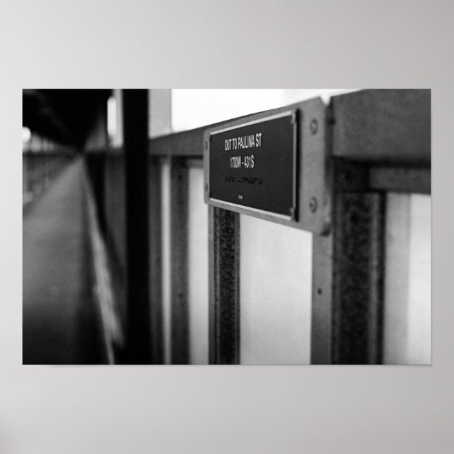 Poster "Perdu sur le L" (Devant)