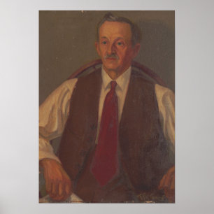 Poster Père de l'artiste - Kulhanek Portrait (1942)