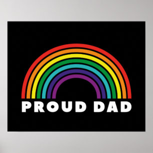 Poster Père de Proud Rainbow