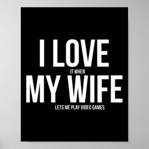 Poster Père drôle &# s Jour Vidéo Jeu papa