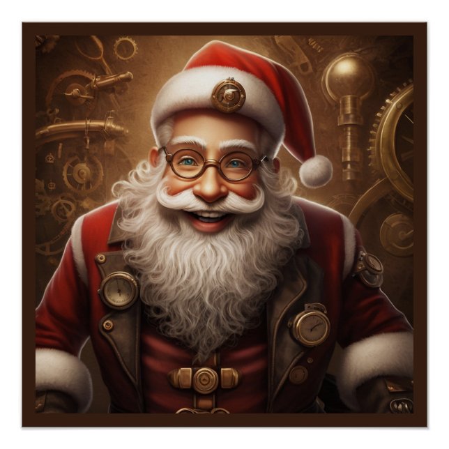Poster Père Noël (Devant)