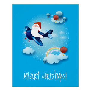 Poster Père Noël arrive