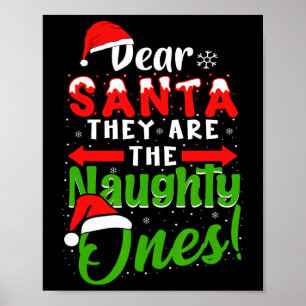 Poster Père Noël Ce Sont Les Mauvais Noël Drôle