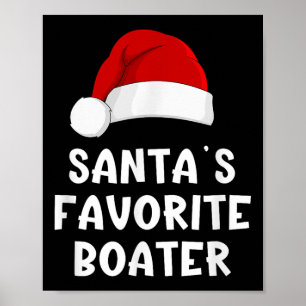 Poster Père Noël de Noël Pantalon de Pyjama Drôle de Bate