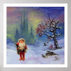 POSTER PÈRE NOËL DES GNOMES