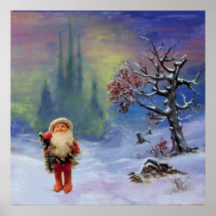 POSTER PÈRE NOËL DES GNOMES
