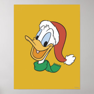 Poster Père Noël Donald Duck