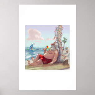 Poster père Noël IcE sHaVe