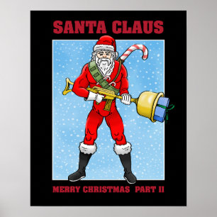 Poster Père Noël Joyeux Noël Partie 2