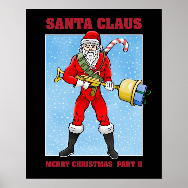 Poster Père Noël Joyeux Noël Partie 2 (Devant)