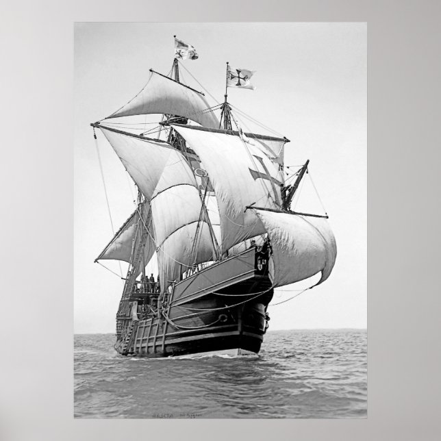 Poster Père Noël Maria (Devant)