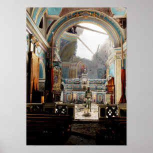 Poster Père Noël Maria degli Angeli, Acerno, Italie 1943