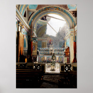 Poster Père Noël Maria degli Angeli, Acerno, Italie 1943