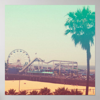 Poster Père Noël Monica Pier