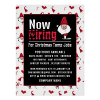 Père Noël & Snowman, Recrutement saisonnier Public