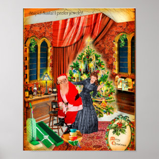 Poster Père Noël stupide ! Je préfère les bijoux :/