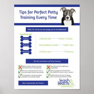 Poster Perfect Puppy Potty Training
