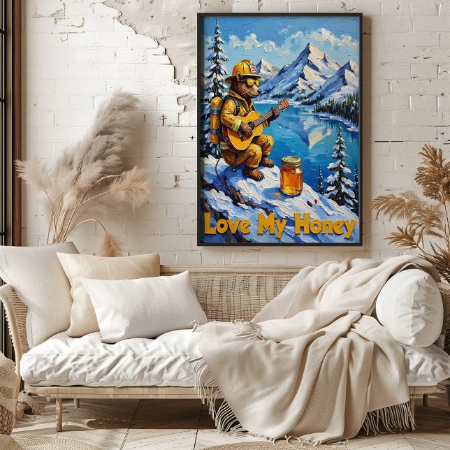 Poster Performance de pointe : Bear's Winter Melody (Créateur téléchargé)