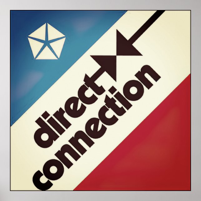 Poster Performance Mopar rétro (Devant)