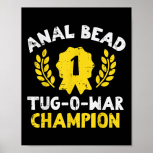 Poster Perle Tug O Champion De Guerre Drôle Drôle Dire Hu