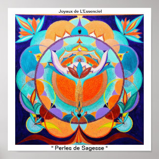 Poster " Perles de Sagesse "