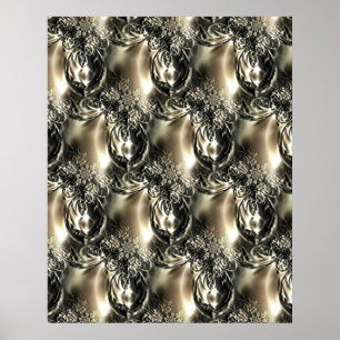 Poster Perles dorées