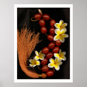 Poster Perles et fleurs
