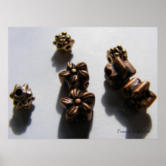 Poster Perles métalliques 1
