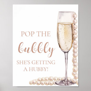 Poster Perles Poursuivre Pop La Bubbly Elle se fait hubby