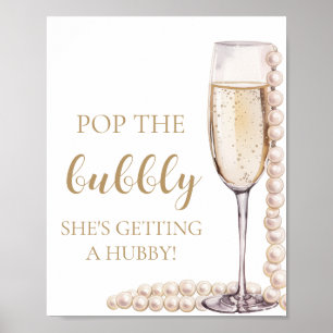 Poster Perles Poursuivre Pop La Bubbly Elle se fait hubby