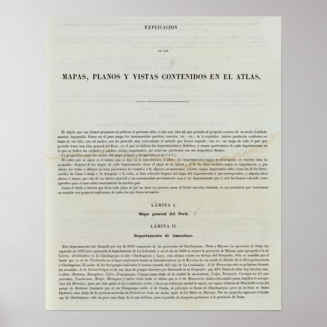 Poster Pérou 36 (Devant)