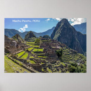 Poster Pérou Machu Picchu