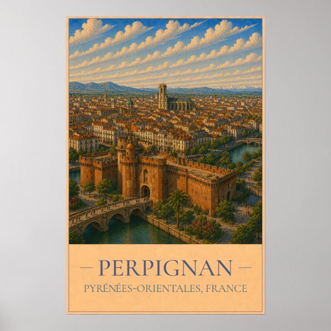 Poster Perpignan (Devant)