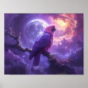 Poster Perroquet Magique