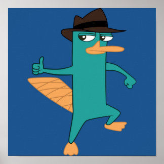 Poster Perry le Platypus de Phineas et Ferb