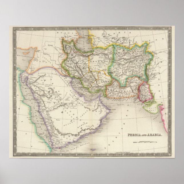 Poster Perse et Arabie (Devant)