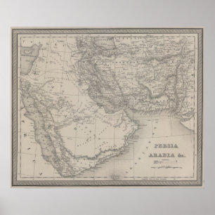 Poster Perse et l'Arabie