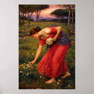 Poster Perséphone par John William Waterhouse